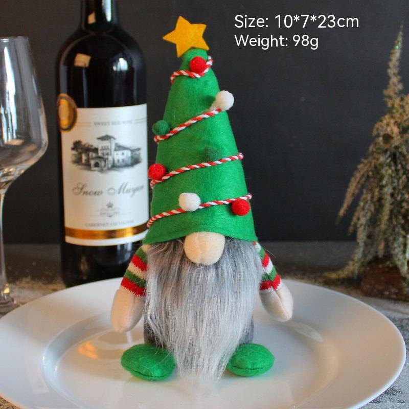 Christmas Tree Faceless Baby Doll Layout Props