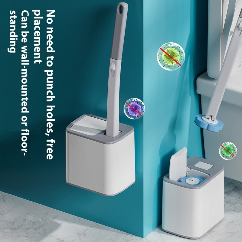 Disposable Toilet Brush Set Household Bathroom Without Dead Angle