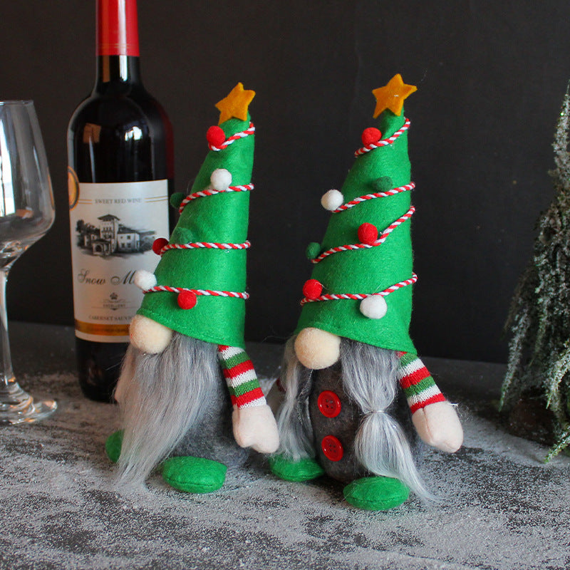 Christmas Tree Faceless Baby Doll Layout Props